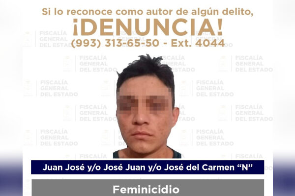 Detienen en Cancún a feminicida buscado en Tabasco.