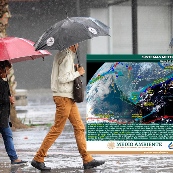 Continuarán fuertes lluvias en Quintana Roo