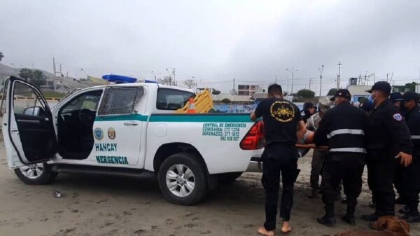 Video: Rescatistas dejan caer a un "herido" desde una camioneta