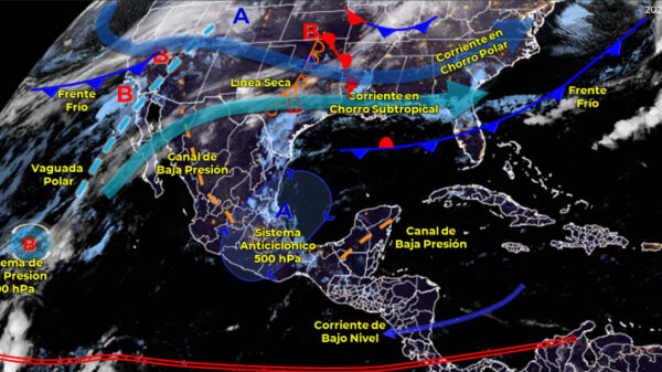 Pronóstico del clima para hoy jueves 9 de diciembre en Quintana Roo.