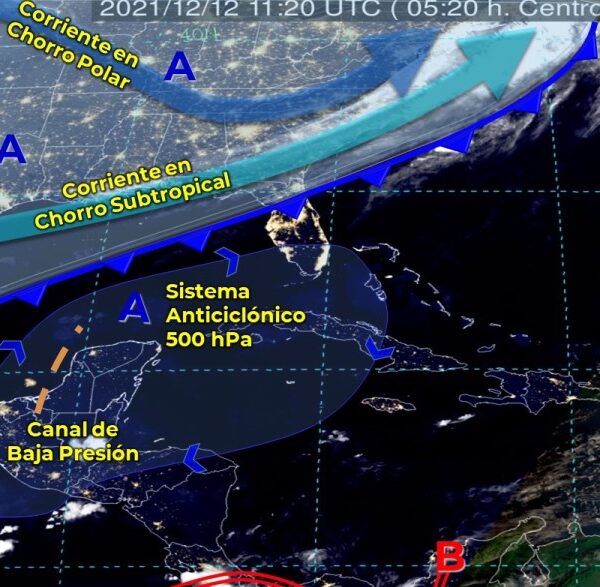 Pronóstico del clima para hoy domingo 12 de diciembre en Quintana Roo.