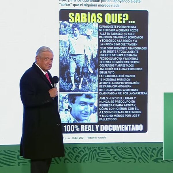 “Fox ya no tiene remedio”: exhibe AMLO al expresidente panista