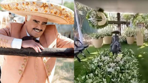 Así luce la tumba de Vicente Fernández en el rancho 'Los 3 Potrillos'