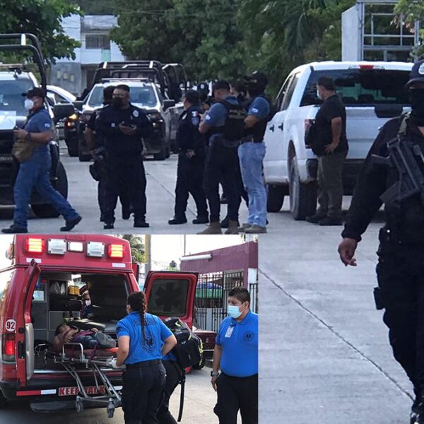 Balacera entre policías y presuntos ladrones en Cancún deja un lesionado