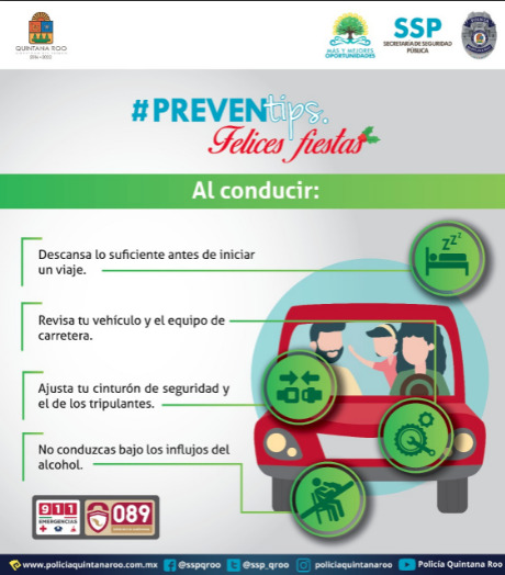 Policía Quintana Roo refuerza vigilancia en temporada de fin de año