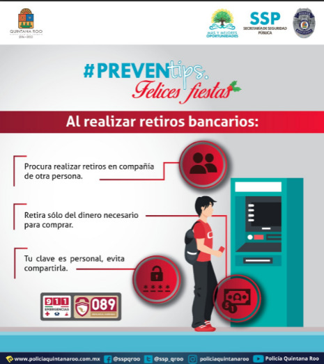 Policía Quintana Roo refuerza vigilancia en temporada de fin de año