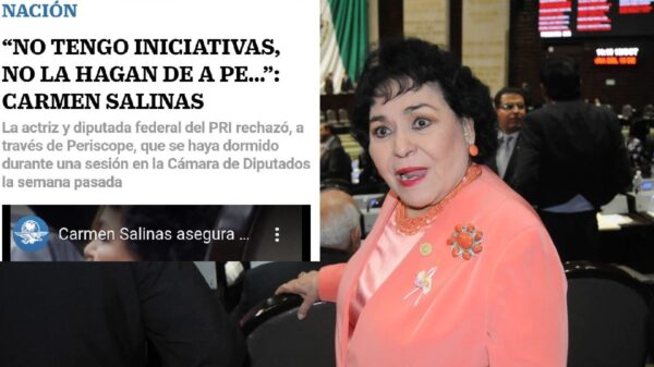 “Carmen Salinas, una mujer muy talentosa”: PRI