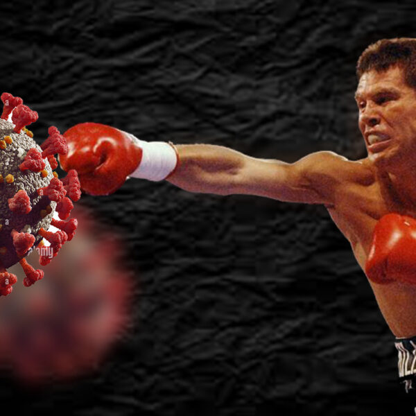 Video: Julio Cesar Chávez le da "chingazos" al Coronavirus