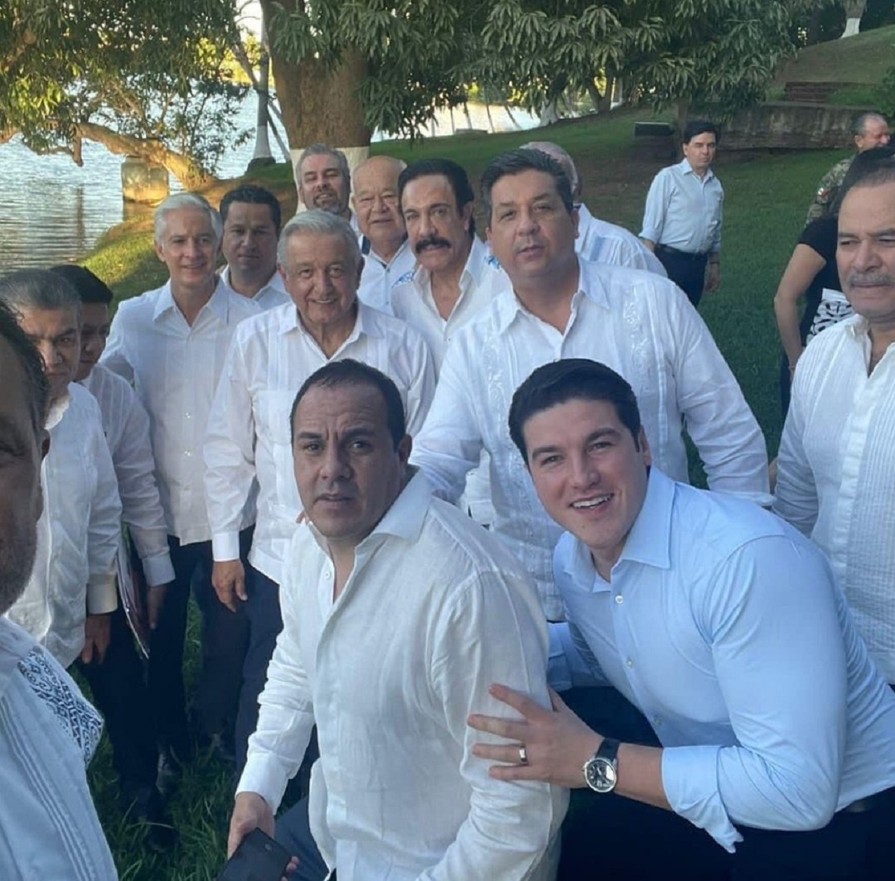 Imagen de la reunión del día de ayer de la Conago en Villahermosa, Tabasco.