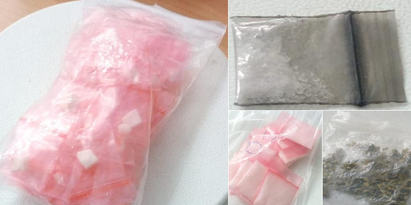 Cae pareja de narcomenudistas en Playa del Carmen; les marcaron el alto para una inspección de rutuna y les hallaron diversas drogas.