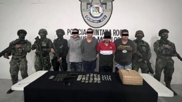 Atacan a balazos a convoy militar y policiaco en Puerto Morelos, detienen a cinco