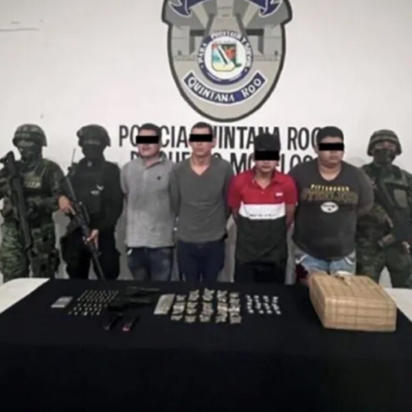 Atacan a balazos a convoy militar y policiaco en Puerto Morelos, detienen a cinco