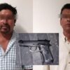 Capturan a dos empistolados en Cancún