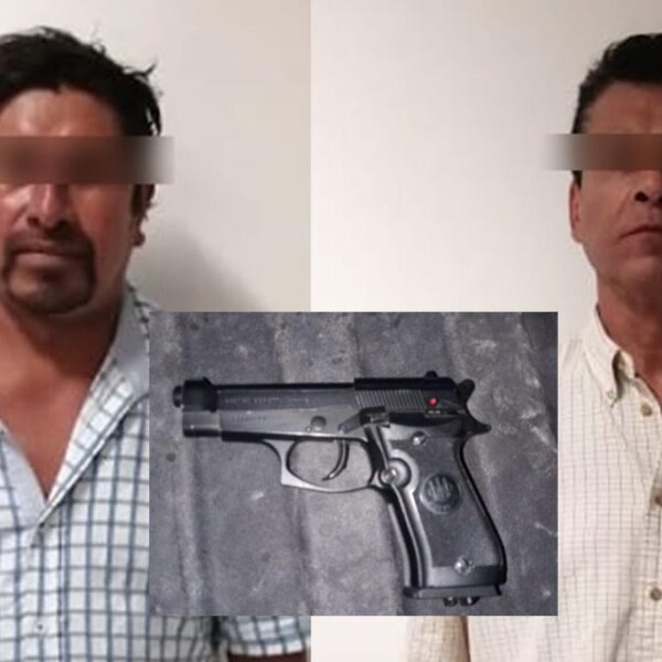 Capturan a dos empistolados en Cancún
