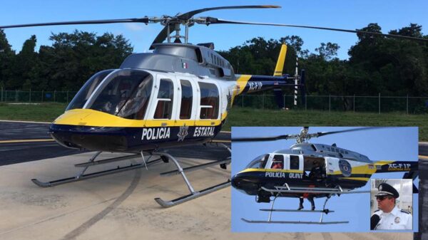 Vuelven a poner en operación helicóptero de la SSPQROO
