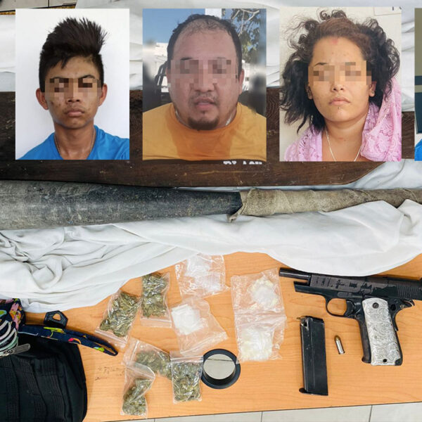Detiene la Policía de Playa Del Carmen a célula de narcotraficantes