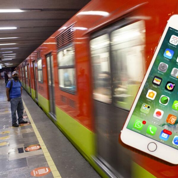 Hombre muere electrocutado en el metro de CDMX, por un celular