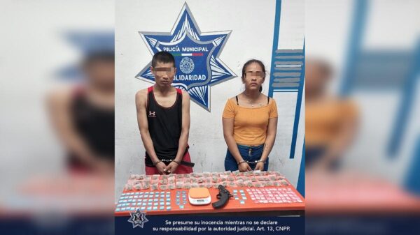 Cae pareja de narcomenudistas en Playa Del Carmen