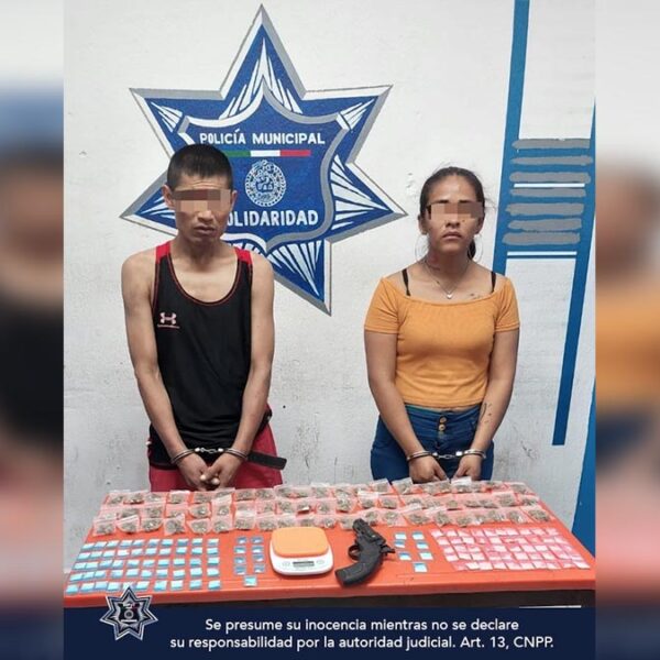 Cae pareja de narcomenudistas en Playa Del Carmen