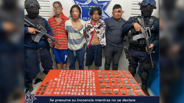 Policía de Playa Del Carmen asesta duro golpe al narcomenudeo 