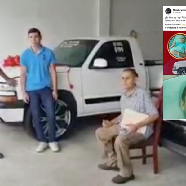 Rifa su camioneta por enfermedad, el ganador se la devuelve