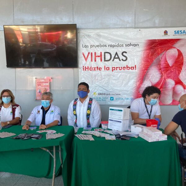 Continúa Quintana Roo en los primeros lugares con mayor incidencia de VIH.