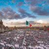 Se reúnen 200 mil personas para celebrar con AMLO los tres años de su mandato