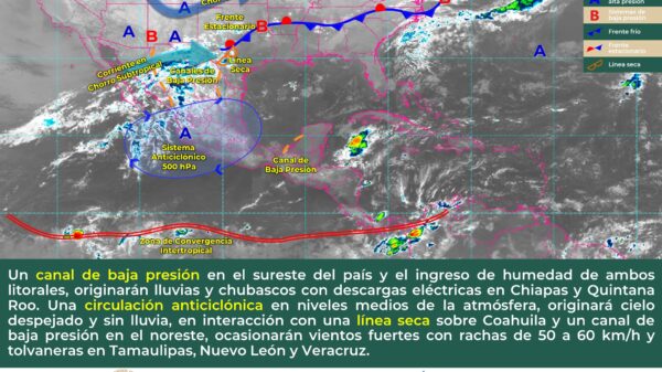 Pronóstico del clima para hoy domingo 5 de diciembre en Quintana Roo.