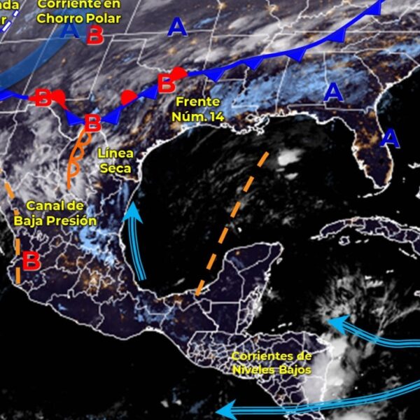 Pronóstico del clima para hoy viernes 17 de diciembre en Quintana Roo.