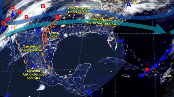 Pronóstico del clima para hoy viernes 24 de diciembre en Quintana Roo.