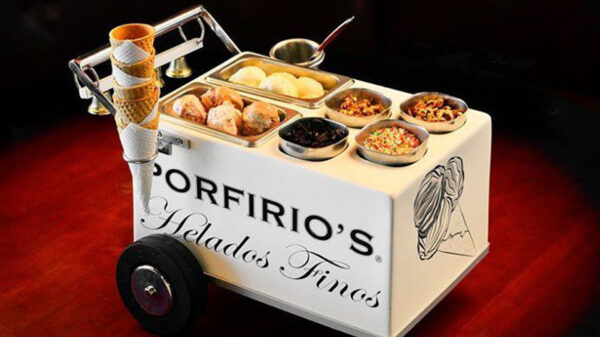 Desde noviembre Porfirio´s se pone el traje rojo