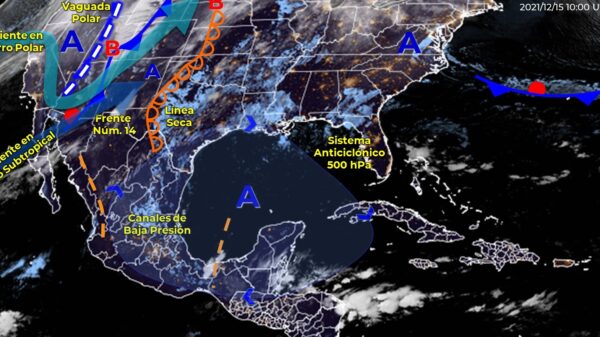 Clima: Se esperan lluvias para este miércoles en Quintana Roo.