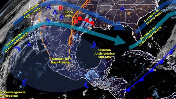 Clima: Se prevé cielo medio nublado con posibilidad de lluvias en Quintana Roo.
