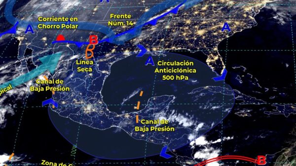 Clima: Intervalos de chubascos y lluvias para hoy en Quintana Roo.