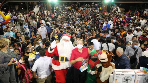 Más de 3 mil personas presentes en la Posada Turquesa, Alegre Navidad en Cancún