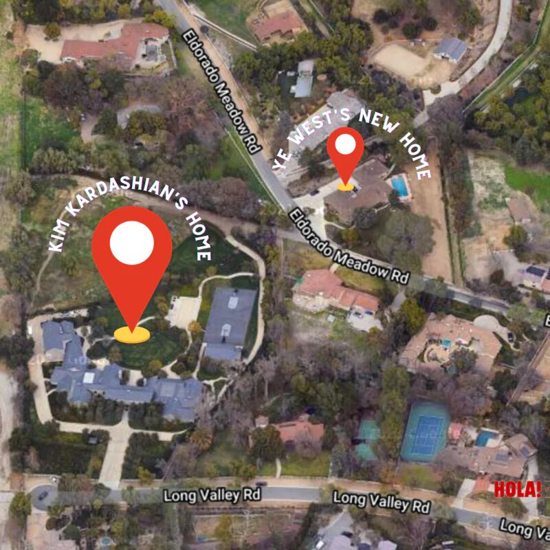 ¡Qué tóxico! Kanye West se compra casa frente a su ex Kim Kardashian