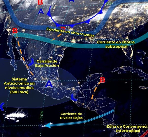 Clima: Se prevén chubascos para hoy miércoles en Quintana Roo.