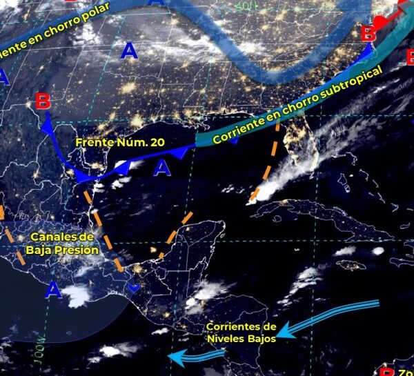 Pronóstico el clima para hoy viernes 7 de enero en Quintana Roo.