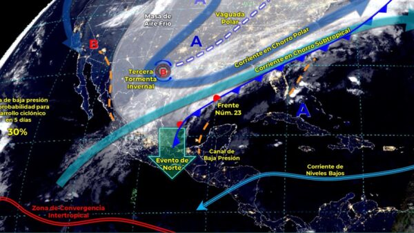 Pronóstico del clima para hoy viernes 21 de enero en Quintana Roo.