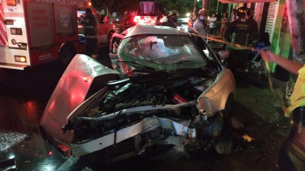 Fatal accidente en la SM-232 de Cancún, deja un saldo de 2 muertos