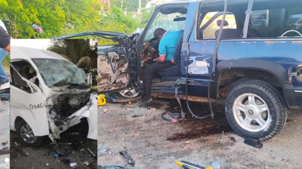 Trágico choque en carretera Cancún-Puerto Morelos