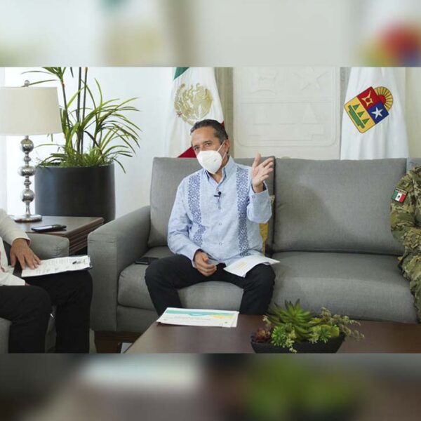 Habrá nuevas disposiciones en Quintana Roo por regreso al semáforo naranja del 24 al 30 de enero: Carlos Joaquín