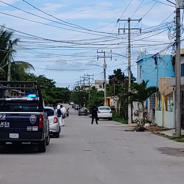 Asesinan a una persona en la SM-227 de Cancún
