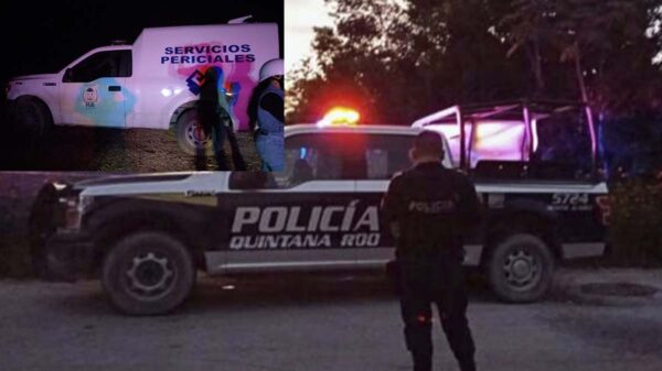 Encuentran en Cancún cadáver calcinado en un predio