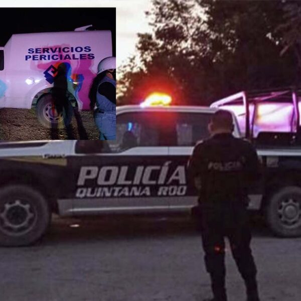 Encuentran en Cancún cadáver calcinado en un predio