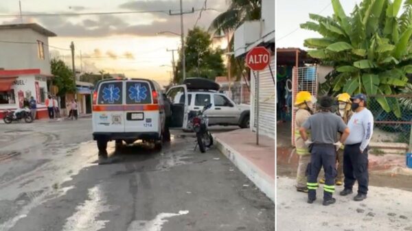 Explosión por tanque de gas en vivienda de Chetumal.