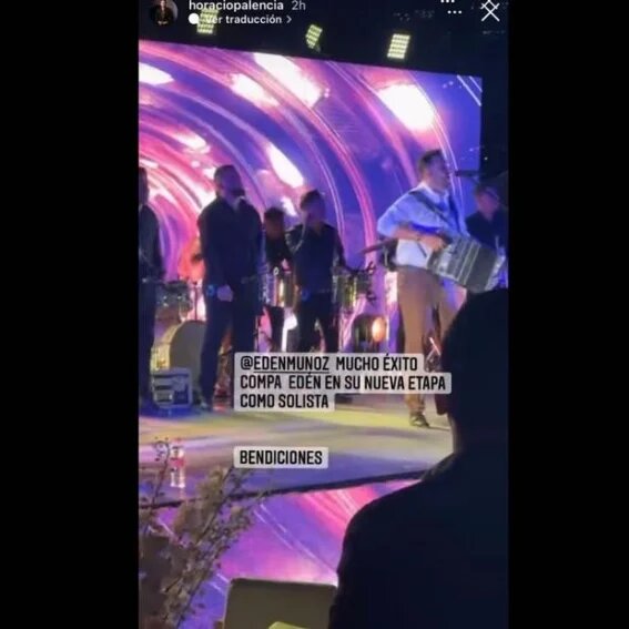 Edén Muñoz dice adiós a Calibre 50 para ser solista