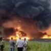 Explota oleoducto de Pemex en Tabasco