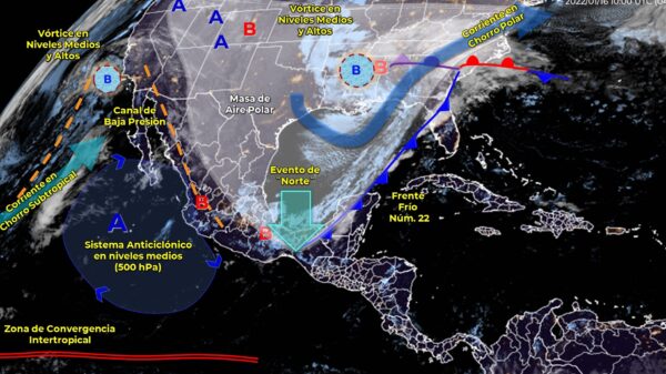 Pronóstico del clima en Quintana Roo.