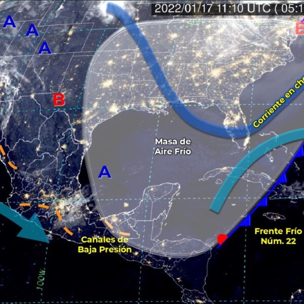 Pronóstico del clima para hoy lunes 17 de enero en Quintana Roo.